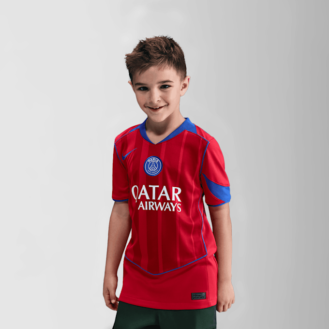 Nike   Paris Saint-Germain 2025/26 Stadium Third czerwony 48764 2