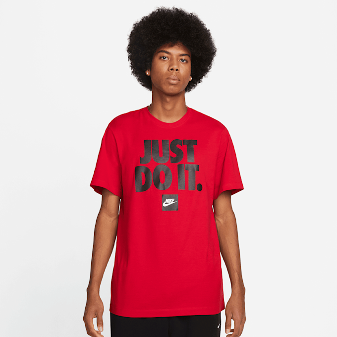 Nike Sportswear Tee Fran JDI Verbiage czerwony 48831 1