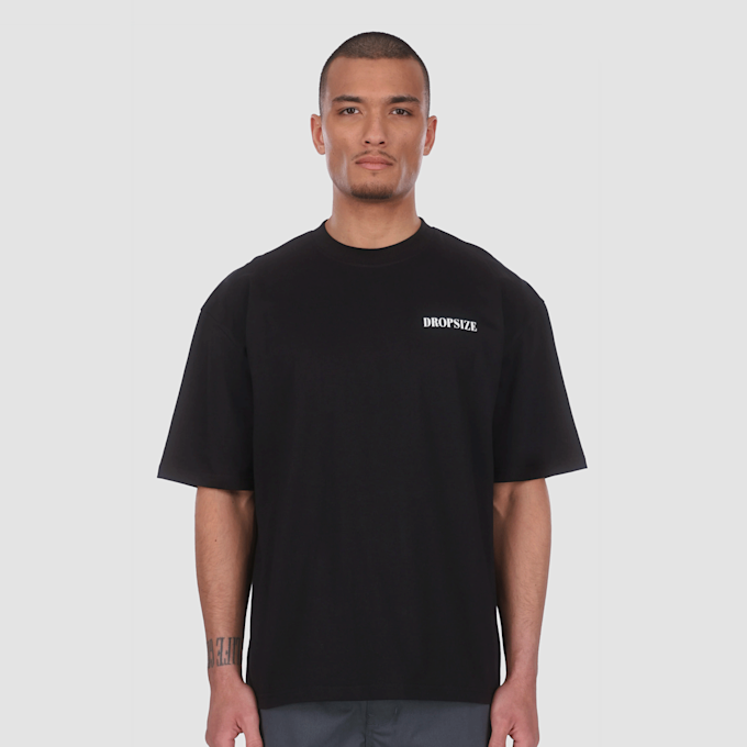 DropSize Heavy Oversized Roses Dove negro 48843 2