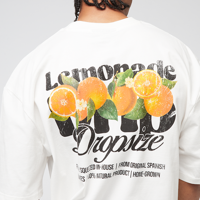 DropSize Heavy Oversized Orange Lemonade T-Shirt biały 48852 4