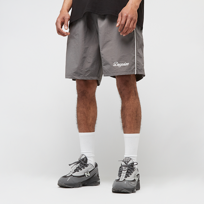 DropSize Piping Shorts siva 48889 1