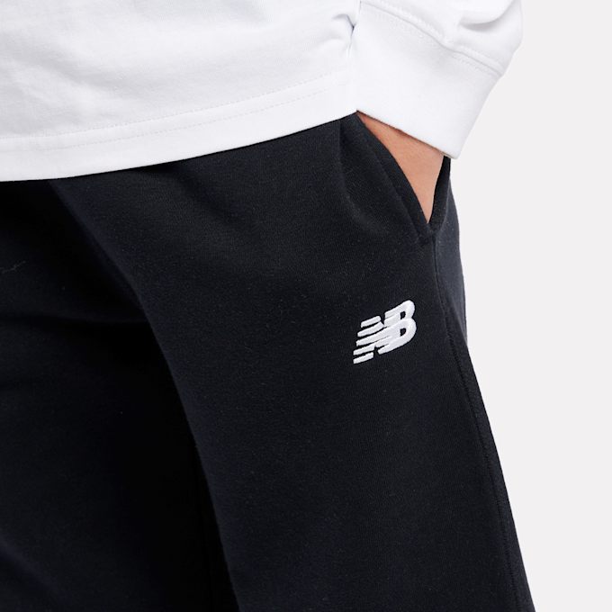 New Balance Boys Brush Back Small Logo Joggers zwart 48971 4