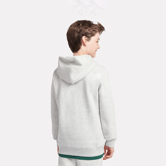 New Balance Boys French Terry Small Logo Hoodie cinzento 48975 3