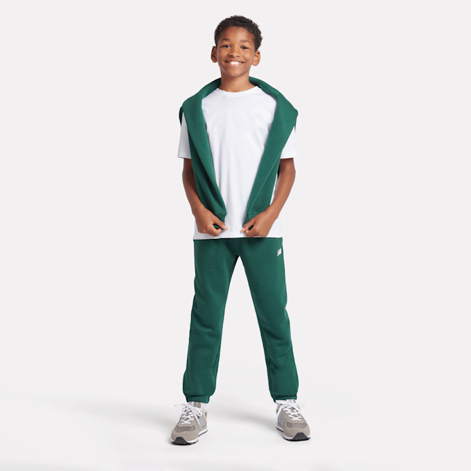 New Balance Boys Small Logo T-Shirt blanc 48986 5