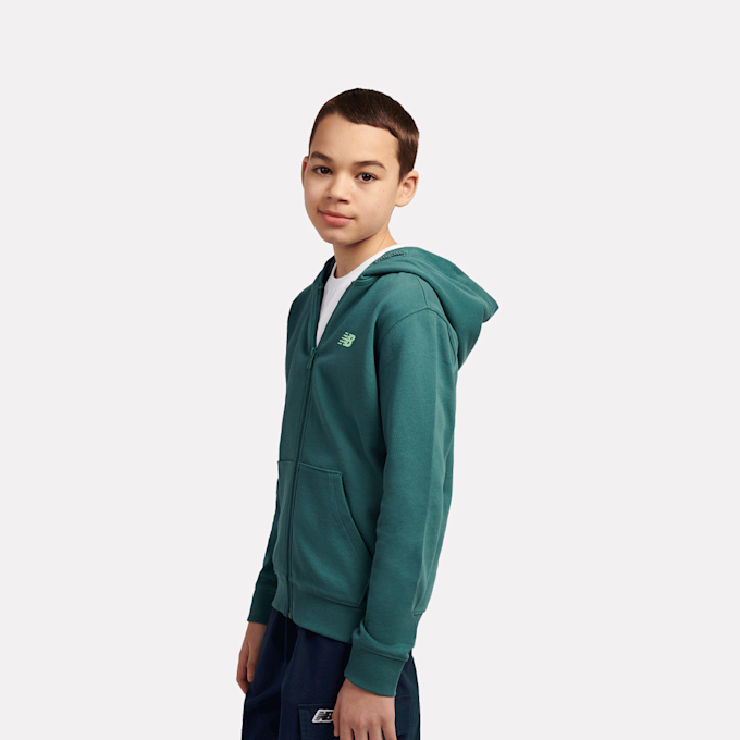 New Balance Fitness Centre Illustrated Full Zip Hoodie groen 49037 2