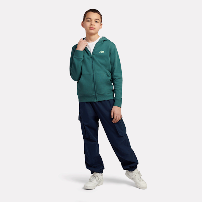 New Balance Fitness Centre Illustrated Full Zip Hoodie zelena 49037 6