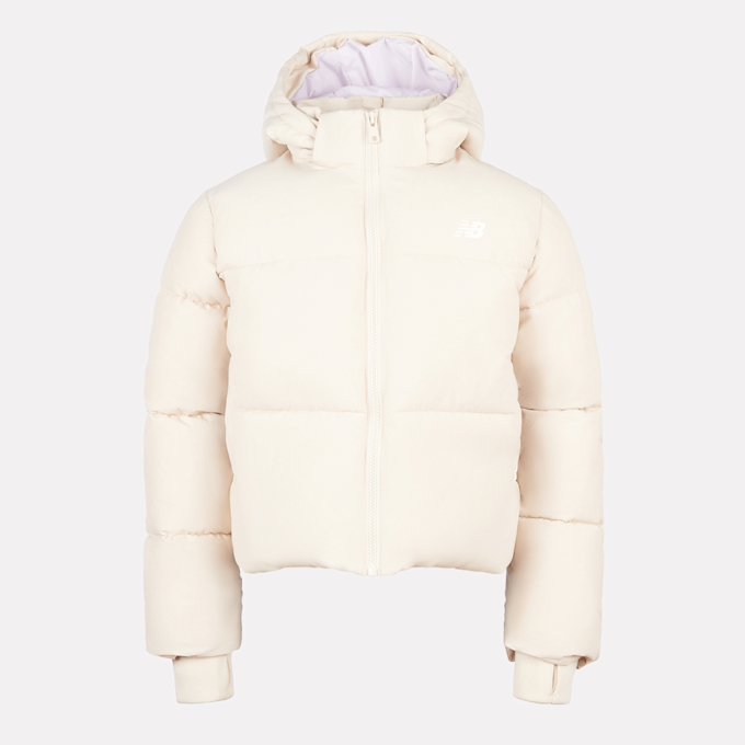 New Balance Wide Baffle Puffer Coat beż 49057 1