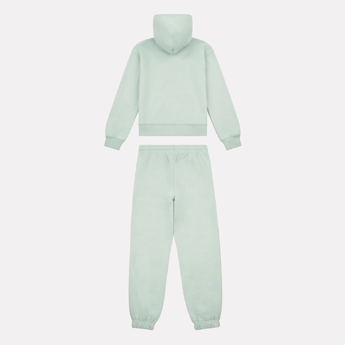 New Balance Set Stacked Logo French Terry Zip Hoodie and Jogger groen 49058 2