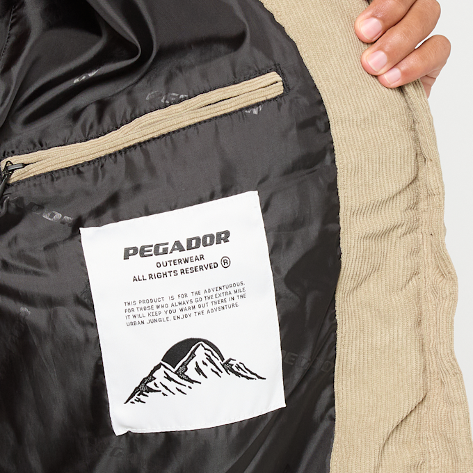 Pegador Solin Cord Puffer Jacket bež 49073 4