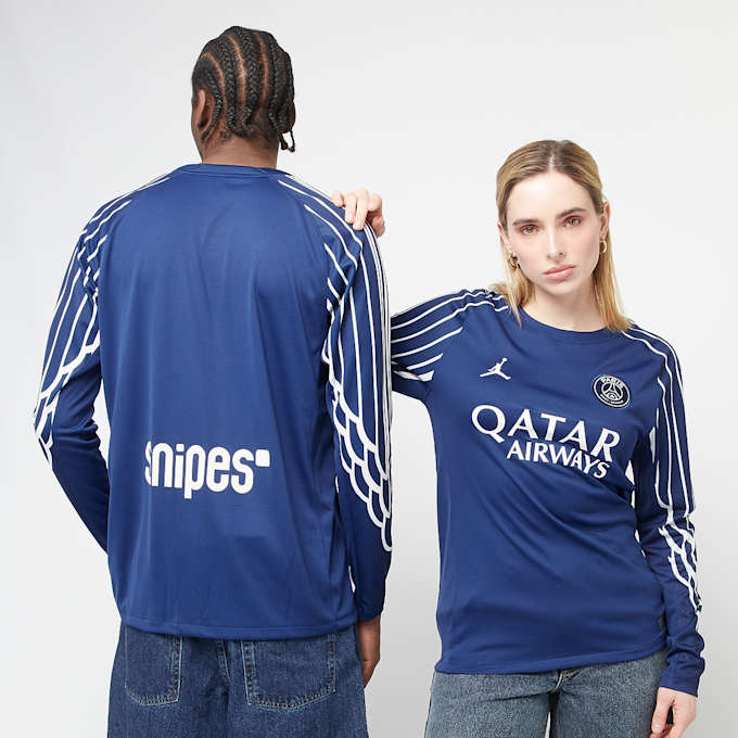 Jordan PSG Nike Dri-Fit Jersey Longsleeve Stadium Fourth blu 49121 1