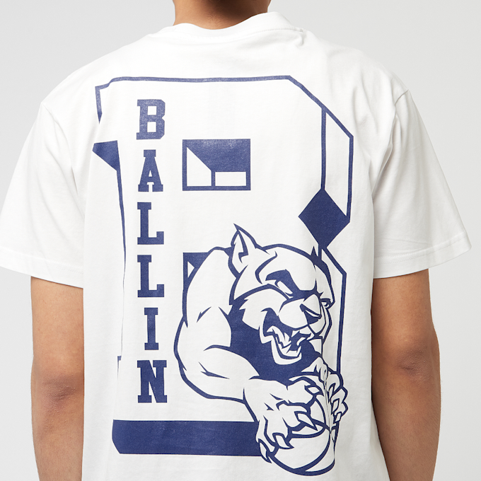 Mister Tee Defend The Den Tee bianco 49131 4