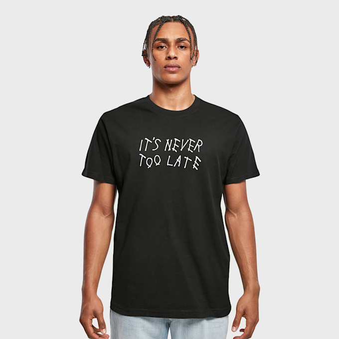 Mister Tee It Is Never Too Late Tee black schwarz 49134 1