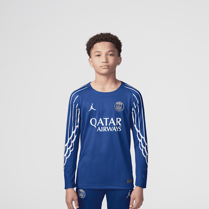 Jordan PSG Nike Dri-Fit Jersey Shortsleeve Stadium Fourth blu 49130 1