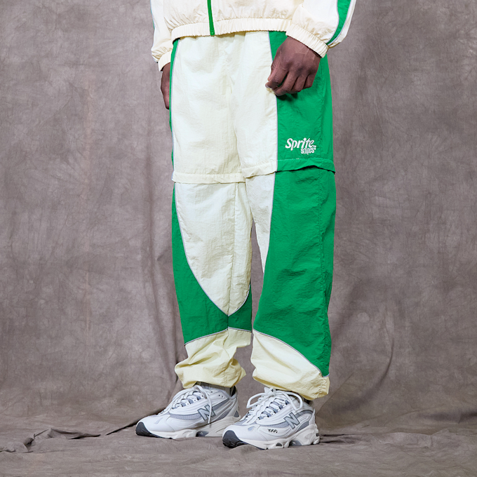Sprite x SNIPES Zip Off Colorblock Track Pants zelena 49163 2