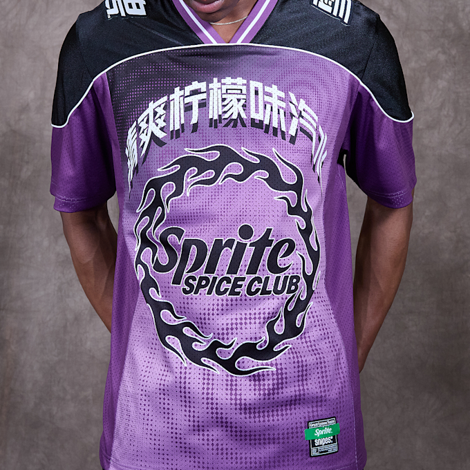 Sprite x SNIPES Ripple Football Jersey morado 49172 3