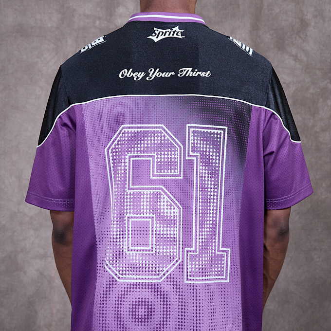 Sprite x SNIPES Ripple Football Jersey violeta 49172 7