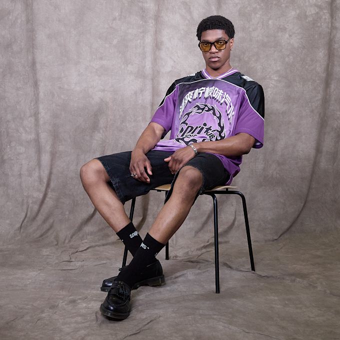 Sprite x SNIPES Ripple Football Jersey lila 49172 8