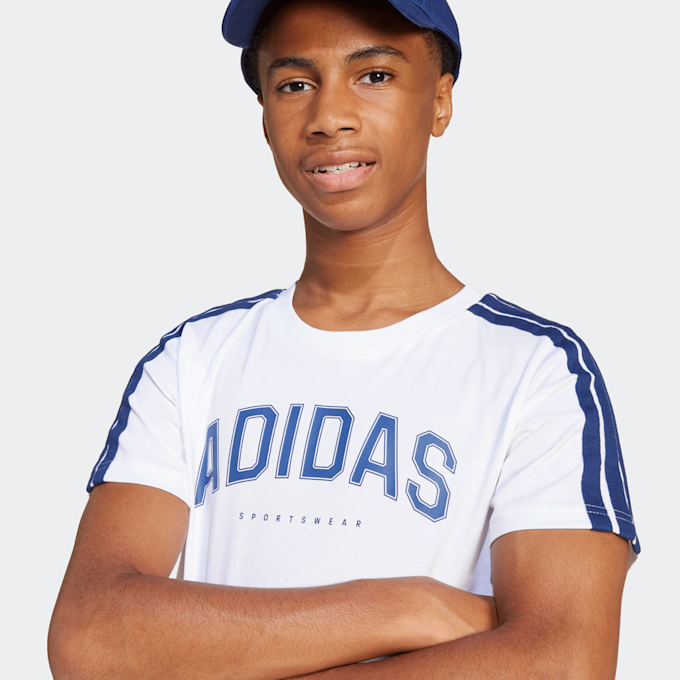 adidas Originals College Tee M burgundy blanco 49202 3