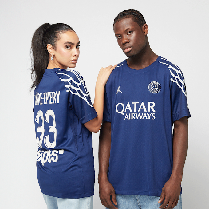 Jordan Zaïre-Emery / No. 33 / PSG Nike Stadium Fourth 2024/25 niebieski 49216 1