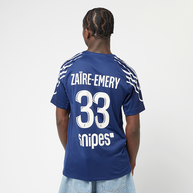 Jordan Zaïre-Emery / No. 33 / PSG Nike Stadium Fourth 2024/25 blu 49216 2