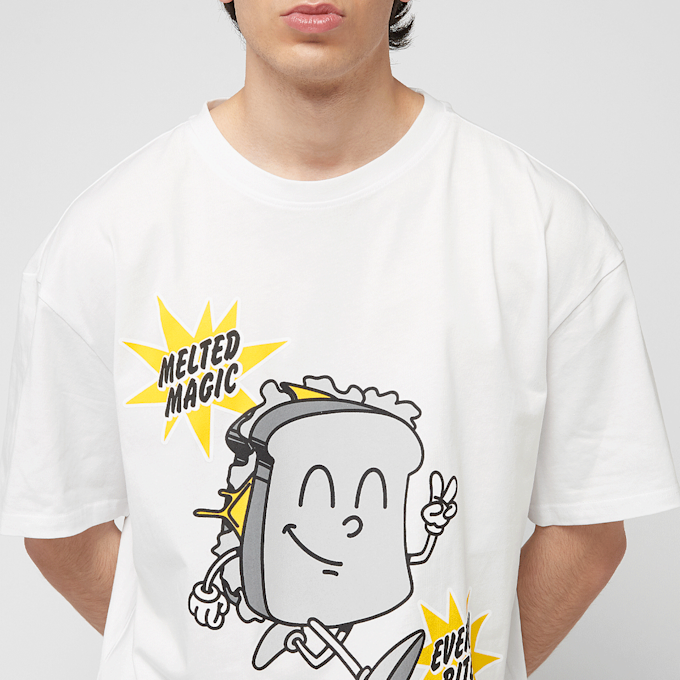 Mister Tee Cheese And Smile Oversize Tee branco 49228 3