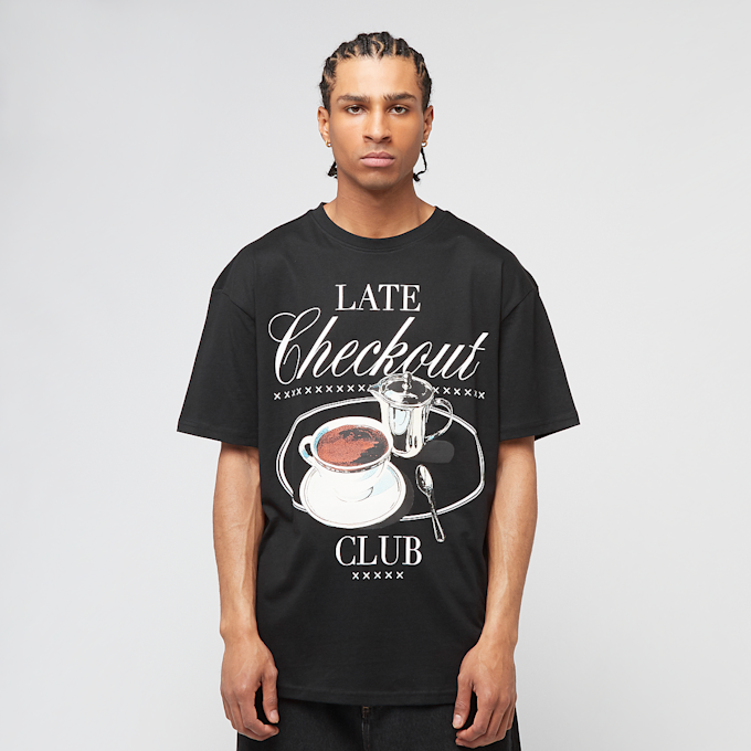 Mister Tee Late Checkout Coffee Oversize Tee schwarz 49243 1