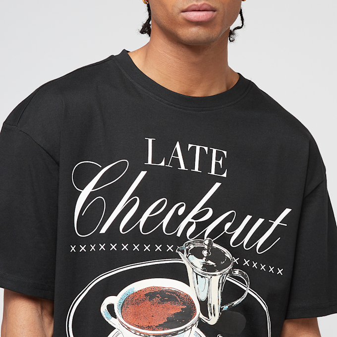 Mister Tee Late Checkout Coffee Oversize Tee schwarz 49243 3