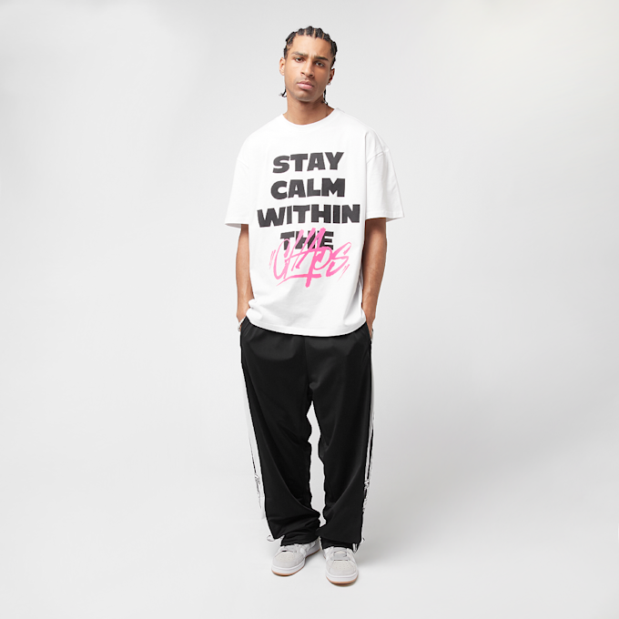 Mister Tee Stay Calm In Chaos Oversize Tee blanc 49258 4