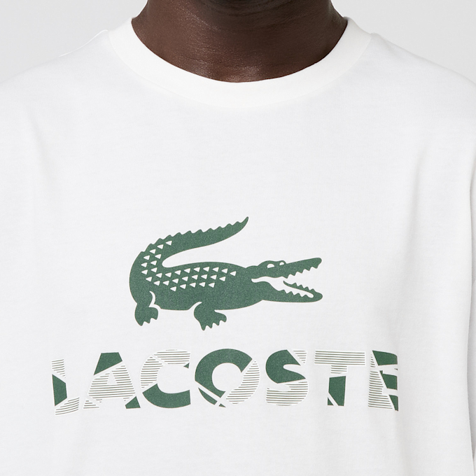 Lacoste T-Shirt faded black wit 49352 3