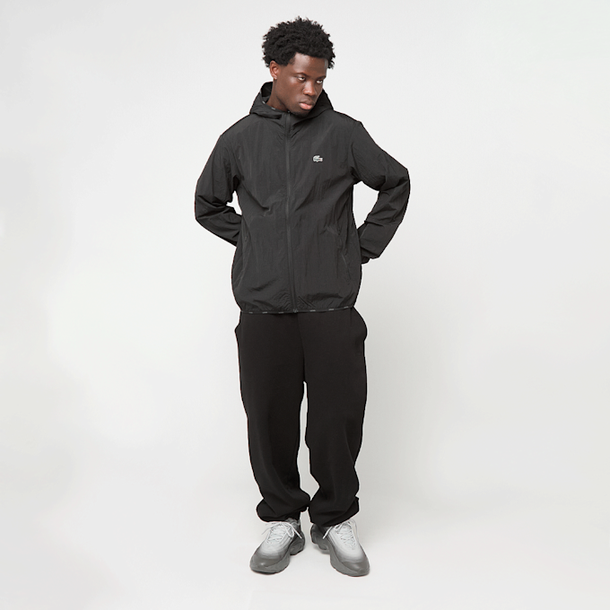 Lacoste Wasserabweisende Sport-Track-Jacke schwarz 49359 4