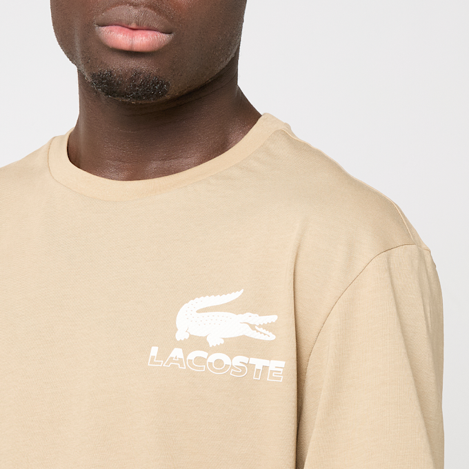 Lacoste Custom Slim Fit Jersey Crewneck T-Shirt beige 49387 4