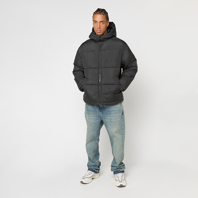 Urban Classics Shiny Puffer Jacket With Hood preto 49400 5