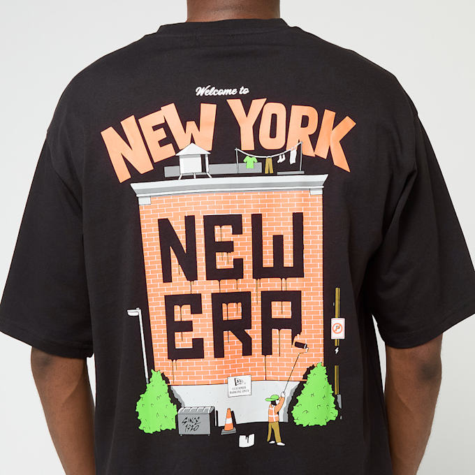 New Era Oversized Graphic Tee 2 zwart 49730 3