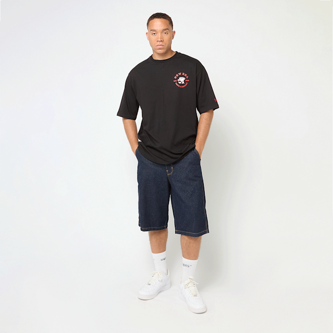 New Era Oversized Graphic Tee czarny 49734 6