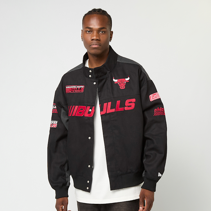 New Era NBA Motorcross Jacket Chicago Bulls nero 49750 1
