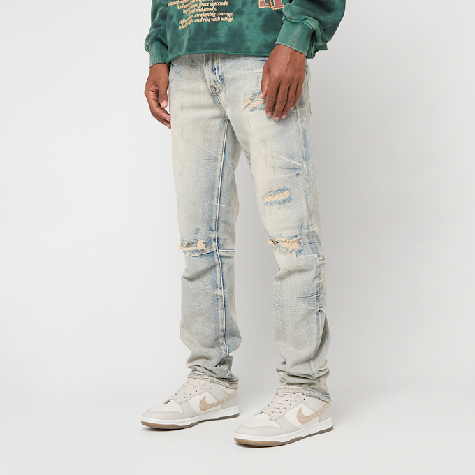 Smoke Rise Wave Effect Jeans bleu 49774 1