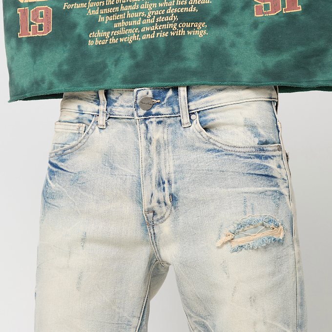 Smoke Rise Wave Effect Jeans blauw 49774 3