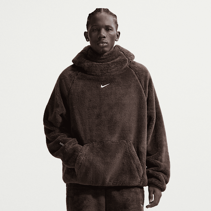 Nike Nocta Fleece Hoodie marrone 49760 1