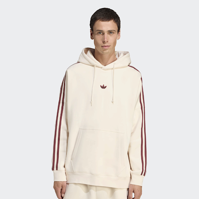 adidas Originals Graphic Fleece Loose Hoodie beige 49765 1