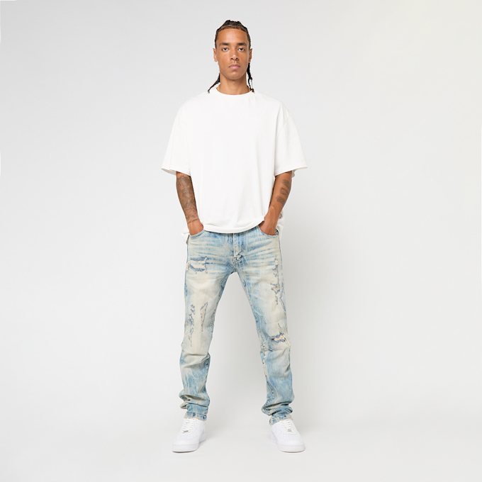 Smoke Rise Vintage Washes Jeans plava 49781 6