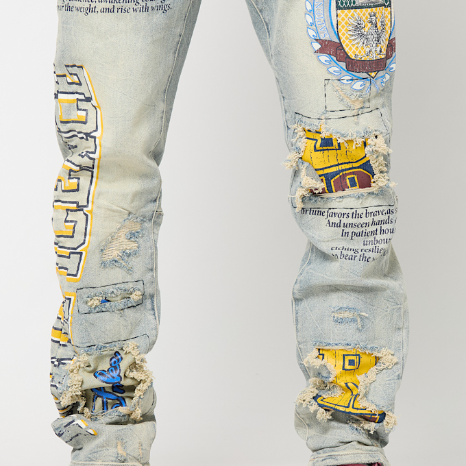 Smoke Rise Magnificence Jeans plava 49782 5