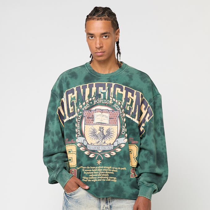Smoke Rise Magnificence Fleece Crewneck verde 49797 1