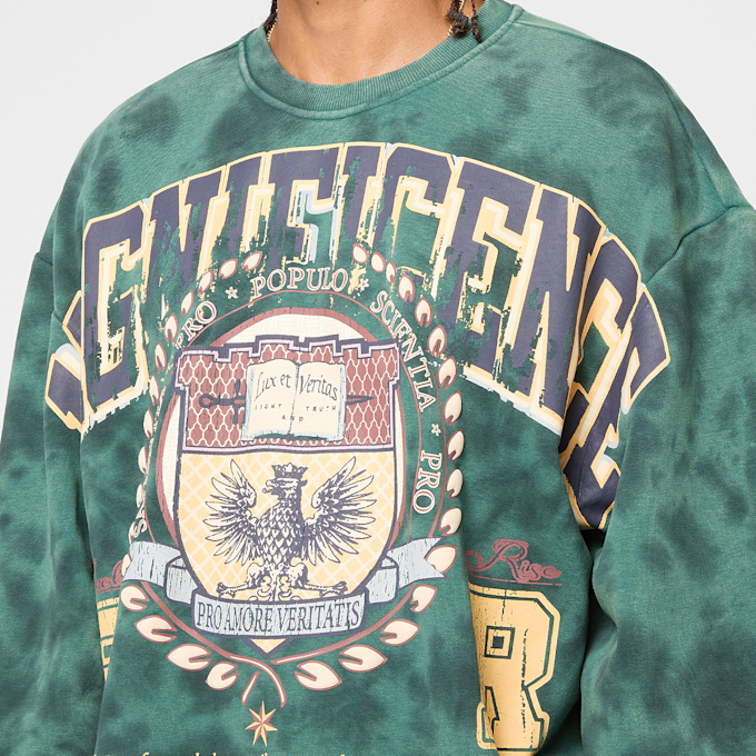 Smoke Rise Magnificence Fleece Crewneck verde 49797 3