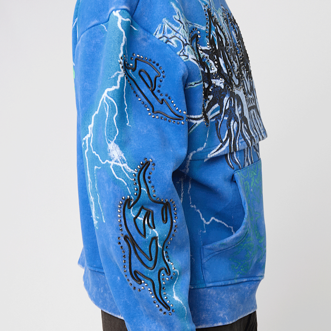 Smoke Rise Paradise Fleece Hoodie niebieski 49803 4