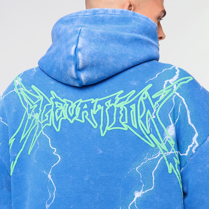 Smoke Rise Paradise Fleece Hoodie niebieski 49803 6