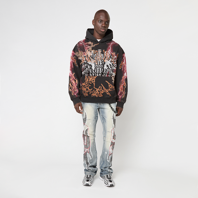 Smoke Rise Paradise Fleece Hoodie noir 49798 7