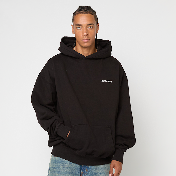 Pegador Logo Oversized Hoodie crna 49796 1