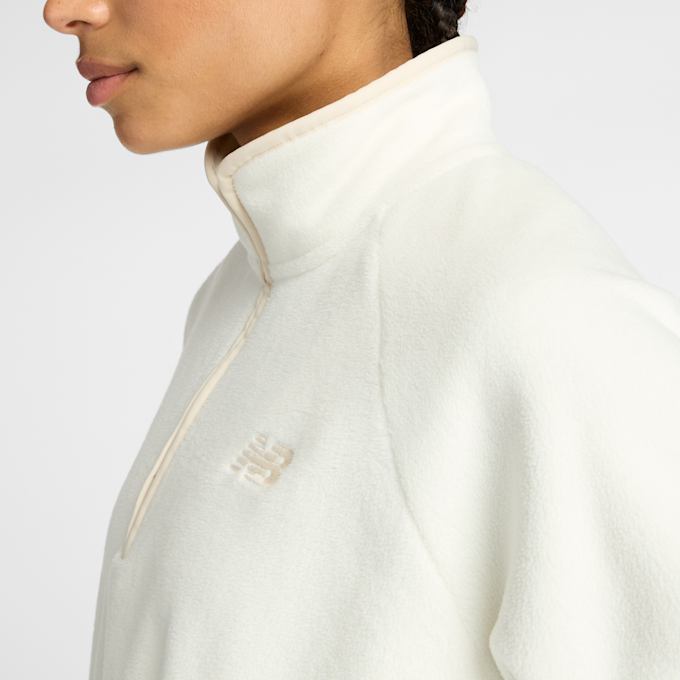 New Balance Polar Fleece Half Zip beige 49851 3