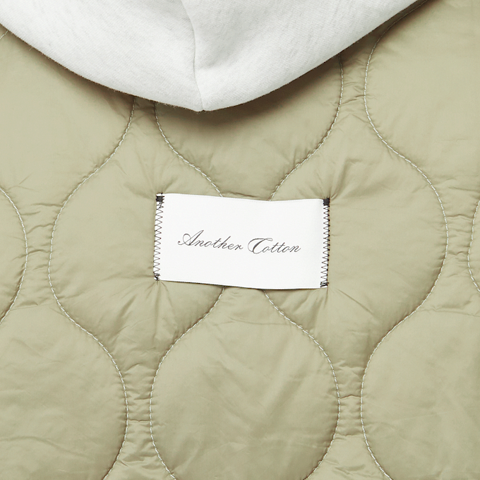 Another Cotton Lab Another Padded Vest zielony 49860 4