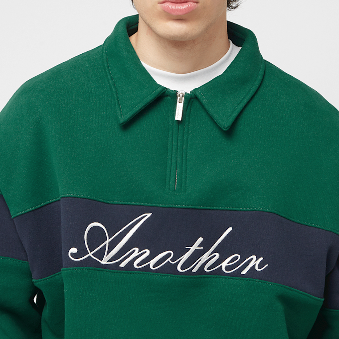 Another Cotton Lab Another Half Zip Sweater zielony 49863 3